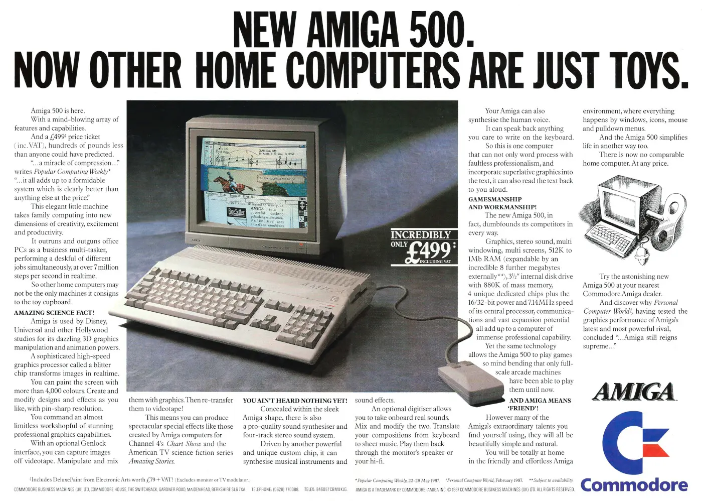 Amiga 500: a time machine from 1987
